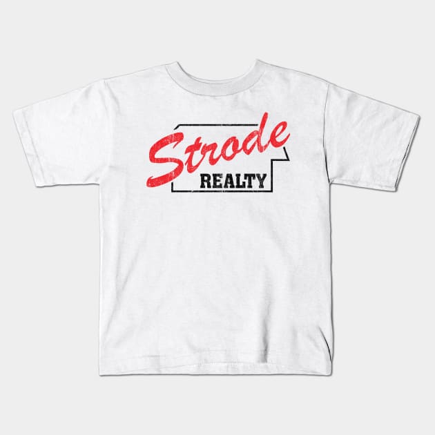 Strode Realty (Variant) Kids T-Shirt by huckblade